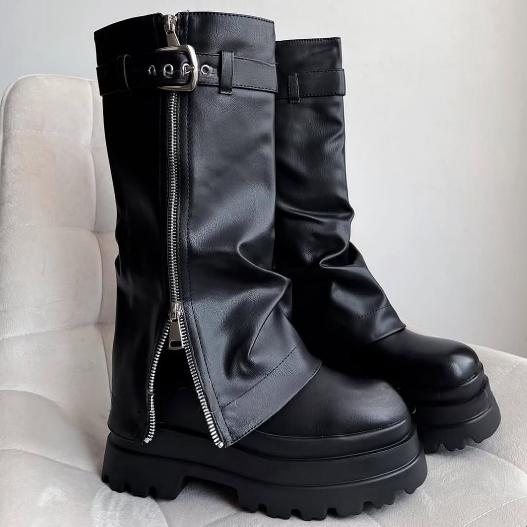 Botas largas negras